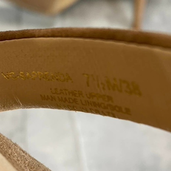 Vince Camuto Women's Amendoa Saprenda Rhinestone Ankle-Strap Sandals SZ 7.5 - Picture 11 of 11